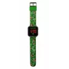 Relógio de pulso infantil digital Euroswan Minecraft LED modelo 065786