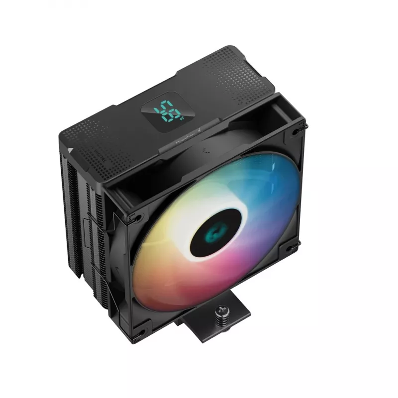 Arrefecedor de CPU DeepCool AG400 Digital BK ARGB 12 cm preto 1 unid.