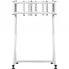 Suporte triplo para monitor Snow, para cockpit de simulador de corridas GR500, suporte de monitor branco, para monitores 32 - 55