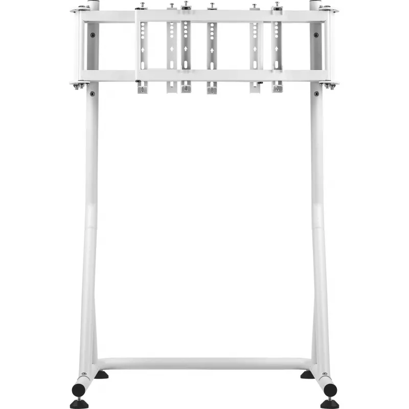 Suporte triplo para monitor Snow, para cockpit de simulador de corridas GR500, suporte de monitor branco, para monitores 32 - 55
