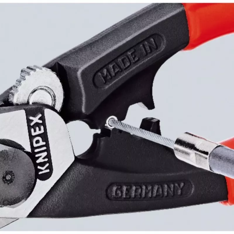 Knipex 95 61 190 tesoura para cabos de aço, 190 mm