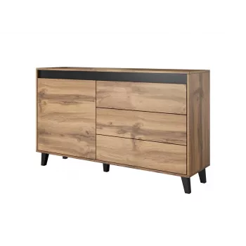 Cómoda Cama NORD carvalho wotan/antracite
