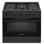 Fogão a gás e elétrico Ravanson KWGE-K90 Cheff Modern preto (preto)