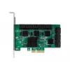 Placa DeLOCK 16 portas SATA PCI Express x4 6 Gbit/s verde cinzento