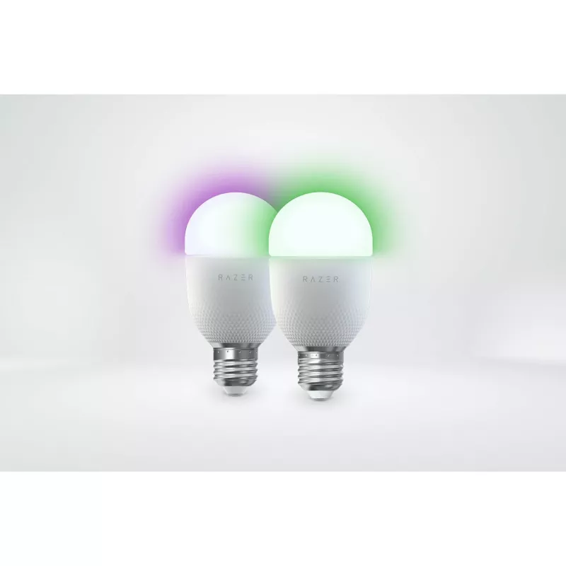 Lâmpada inteligente Razer Aether E27 - lâmpada LED RGB para casas inteligentes (RZ43-04250200-R3GC)