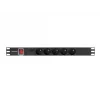 Unidade de distribuição de energia (PDU) Lanberg PDU-05E-0200-IEC-BK 5 saídas AC 1U preta