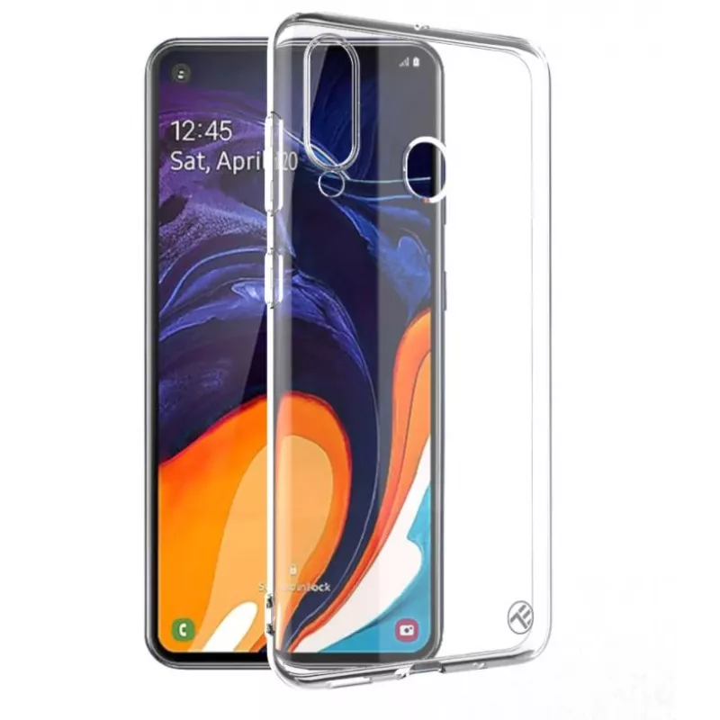 Capa de proteção em silicone Tellur para Samsung Galaxy A60, transparente