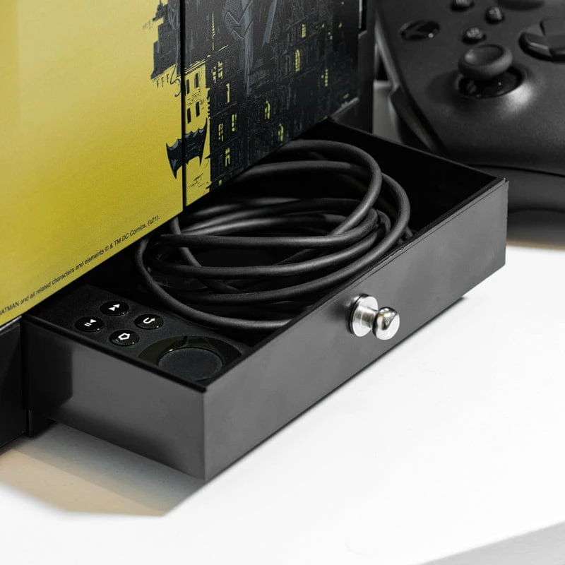 Suporte de jogos oficial Batman Numskull Games, suporte para jogos, Xbox, preto, com fios, 1 unid.