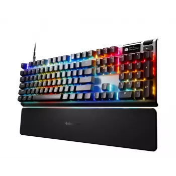 Teclado Steelseries APEX PRO GEN 3 gaming USB QWERTY UK English preto
