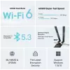 Adaptador PCIe Wi‑Fi 6 Bluetooth TP‑LINK Archer TX10E AX900 — placa PCIe, AX900 Wi‑Fi 6, Bluetooth