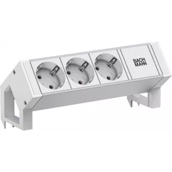 Bachmann DESK2 ALU branco 937.4063xCEE7/3 0 2m GST18 RAL9010