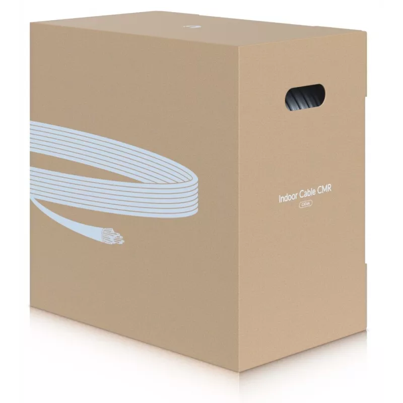 Cabo de rede UBIQUITI Cat6a U/UTP (UTP) branco 305 m — Modelo UACC-Cable-C6A-CMR