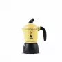 Cafeteira Moka Bialetti Orzo Express preto amarelo