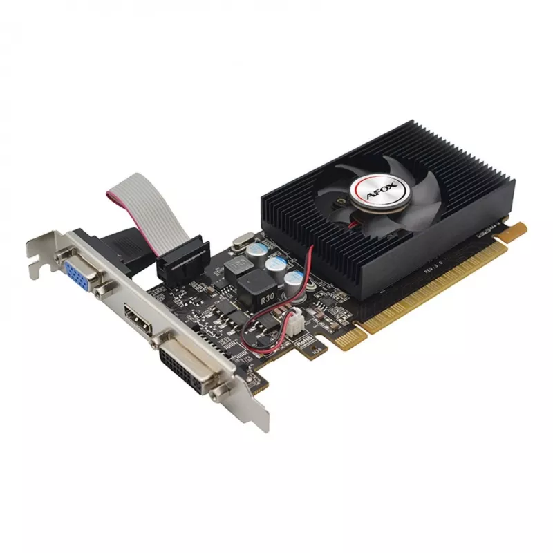 Placa gráfica AFOX AF240-1024D3L2 — NVIDIA GeForce GT 240, 1 GB GDDR3, 128-bit, PCIe 2.0