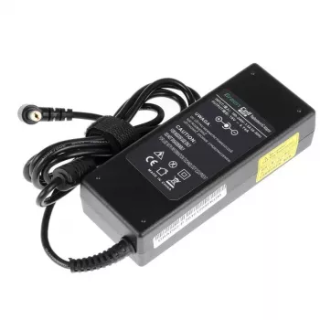 Fonte de alimentação para portátil Green Cell AD02P 90W 19V 4,74A AC-DC para interiores preto