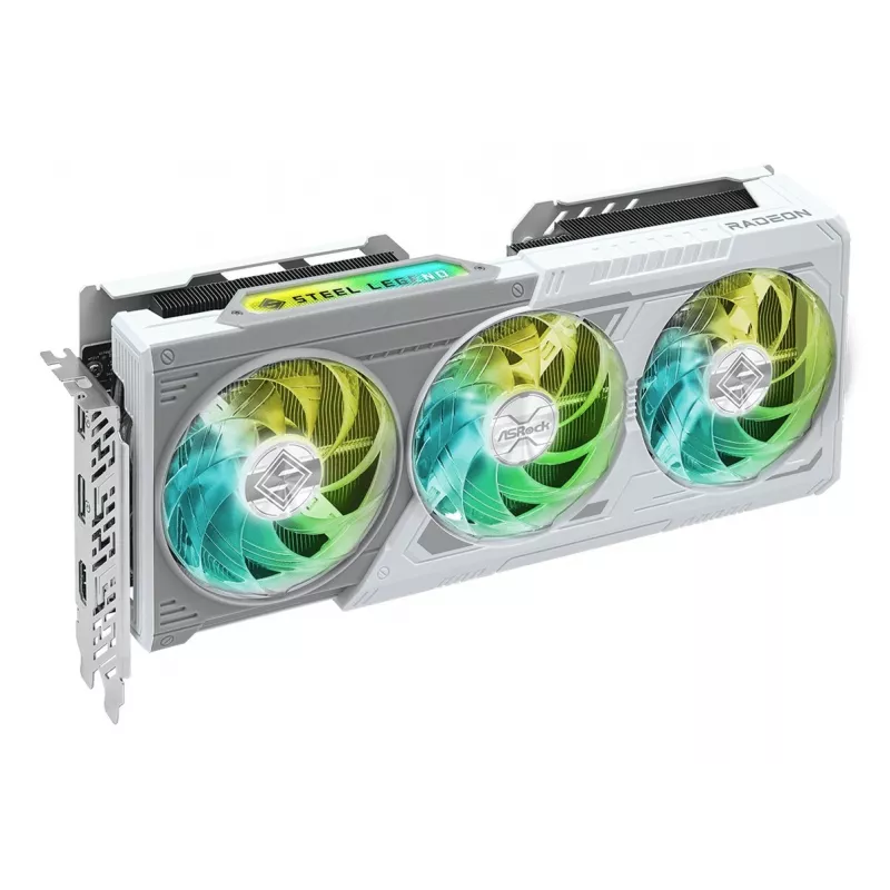 Placa gráfica ASRock AMD Radeon RX 9060 XT Steel Legend 16GB OC