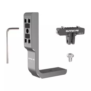 Suporte de alumínio Sunnylife para Insta360 X5/X4 – fixação de câmara leve e durável