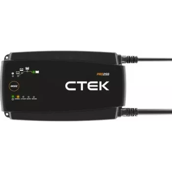 Carregador de bateria CTEK Pro 25S 300W 12V 25A — carregador profissional de 12V, 300 W de saída, 25 A máx.