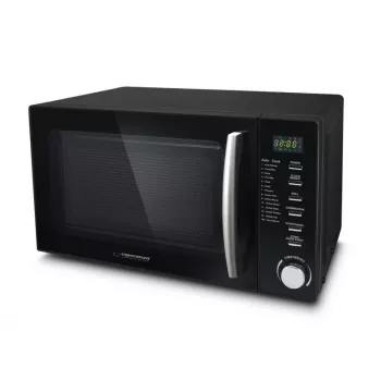 Micro-ondas combinado ESPERANZA COCINERO 1200 W, 20 L, grelhador 900 W, visor LED, aparelho de bancada, preto