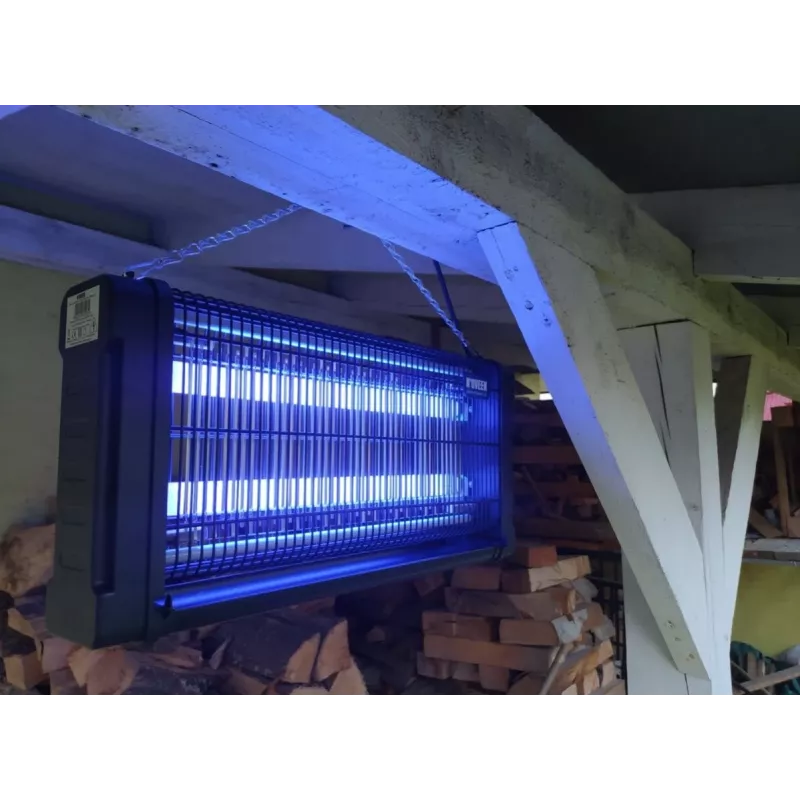 Lâmpada inseticida NOVEEN IKN30 preta – luz UV, energeticamente eficiente, controlo de pragas no interior