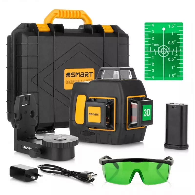 Nível de laser inteligente 06-03040G verde 40 m - marca Smart