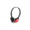 Auscultadores com microfone Ugo USL-1222 vermelho