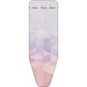 Capa de tábua de passar a ferro VILEDA Dimond 173333 para tábuas de passar padrão 1200×380 mm, algodão/espuma, resistente ao calor até 200°C