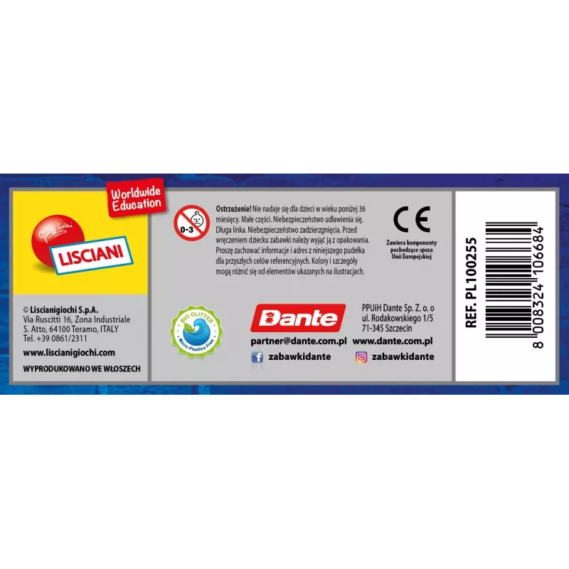Conjunto de ciência educativa Liscianigiochi Crazy Science Casa das Bruxas (modelo 304-PL100255)