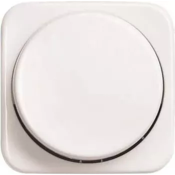 Busch-Jaeger espelho central branco alpino para dimmer rotativo de encastrar 2115/11-214-500 (2CKA006599A3034)