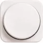 Busch-Jaeger espelho central branco alpino para dimmer rotativo de encastrar 2115/11-214-500 (2CKA006599A3034)