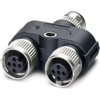 Phoenix 1403627 adaptador de cabo M12 preto - cinzento (1403627)