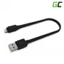 Cabo Lightning Green Cell KABGC02 0,25 m preto
