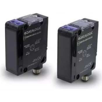Sensor fotoelétrico Datalogic S300-PR-1-C01-RX, caixa de plástico preta, 24–240 V AC, 0,025 kHz, 3 A, 25×70×100 mm