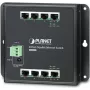 PLANET WGS-803 - Switch - não gerido + 8 x 10/100/1000 - montagem em calha DIN, montagem na parede - DC (WGS-803)
