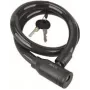 Cabo de segurança FISCHER 85846, 800 mm de comprimento, preto, cabo de segurança flexível para bicicletas e trotinetes
