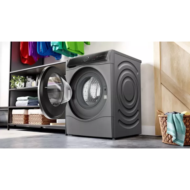 Máquina de lavar e secar roupa Bosch WNC254ARSN 10,5 kg / 6 kg 1400 rpm cinzento