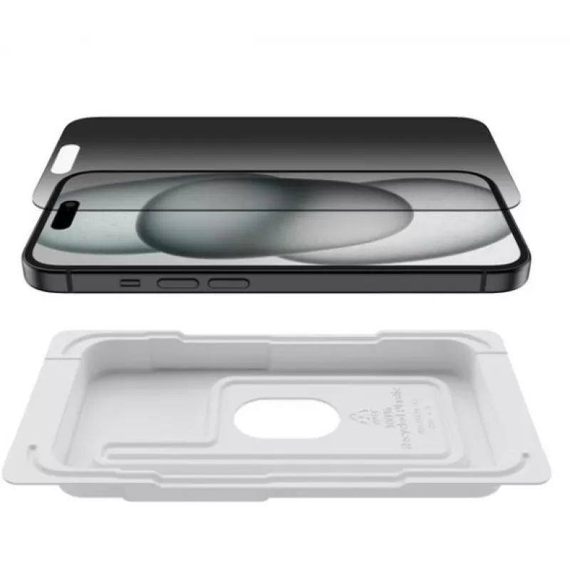 Vidro de proteção ScreenForce UltraFlass filtro de privacidade iPhone 15 Pro