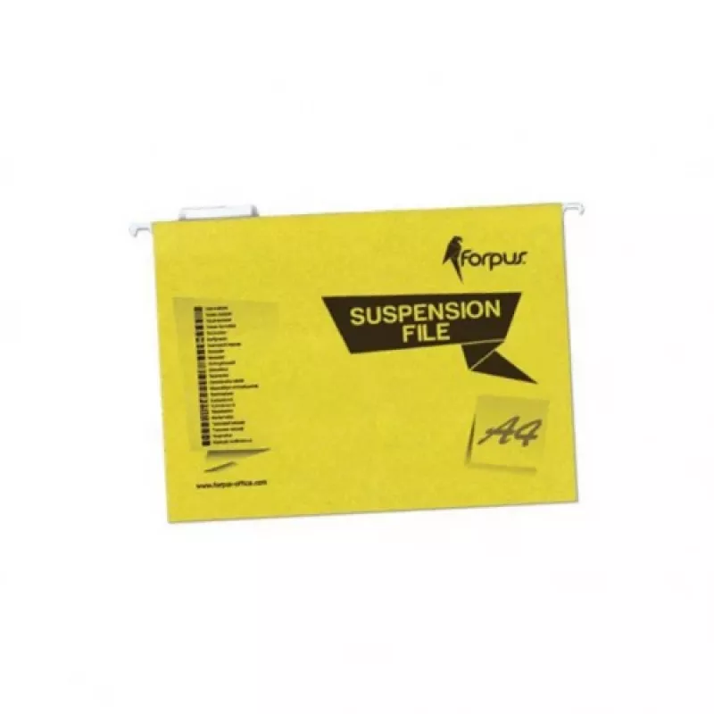 Dossier suspenso Forpus FO22703 A4 cartão Amarelo
