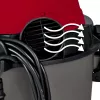 Einhell TC-VC 1815 aspirador de sólidos e líquidos, cinzento/vermelho
