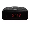 Rádio FM analógico e digital Denver CR-430 com ecrã LED, preto