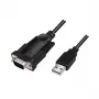 Cabo serial LogiLink AU0048A preto 1,5 m USB A DB-9