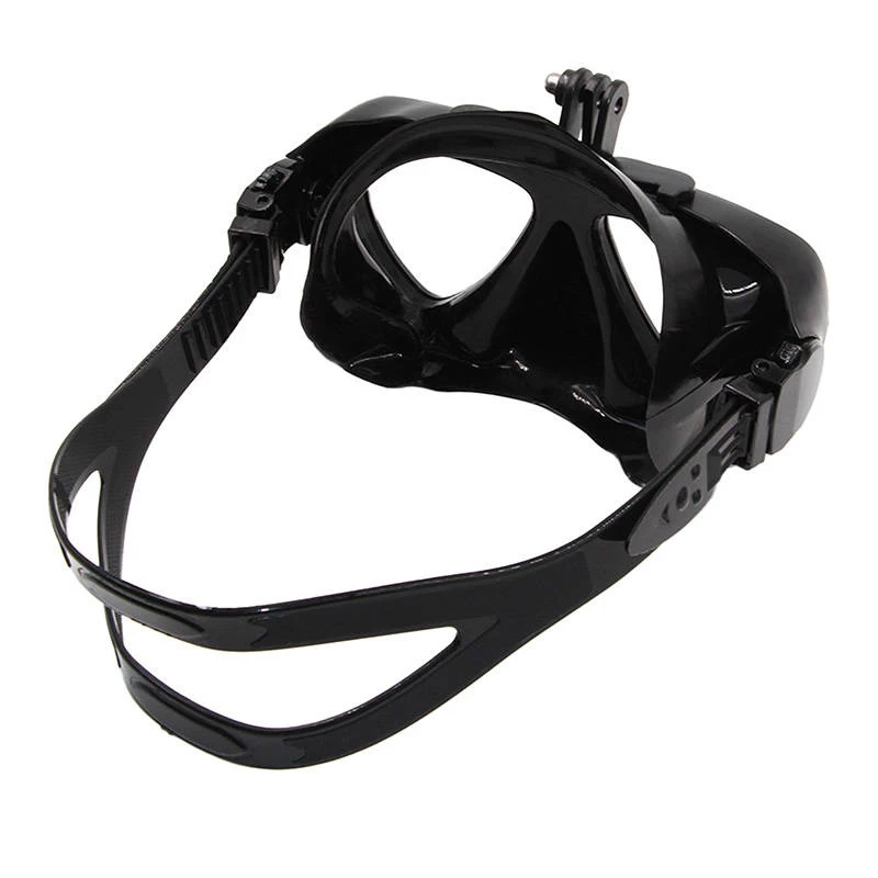 Máscara de mergulho Telesin com suporte removível para câmaras de ação, modelo GP-DIV-GS2-BK