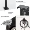 Suporte exterior para carregadores de veículos elétricos e PHEV Maclean, aço, 15 kg máx., MCE456