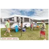 Adler AD 8051 máquina de lavar roupa de carga superior 3 kg com centrifugação, semiautomática, largura 38 cm, profundidade 37 cm, branco/azul