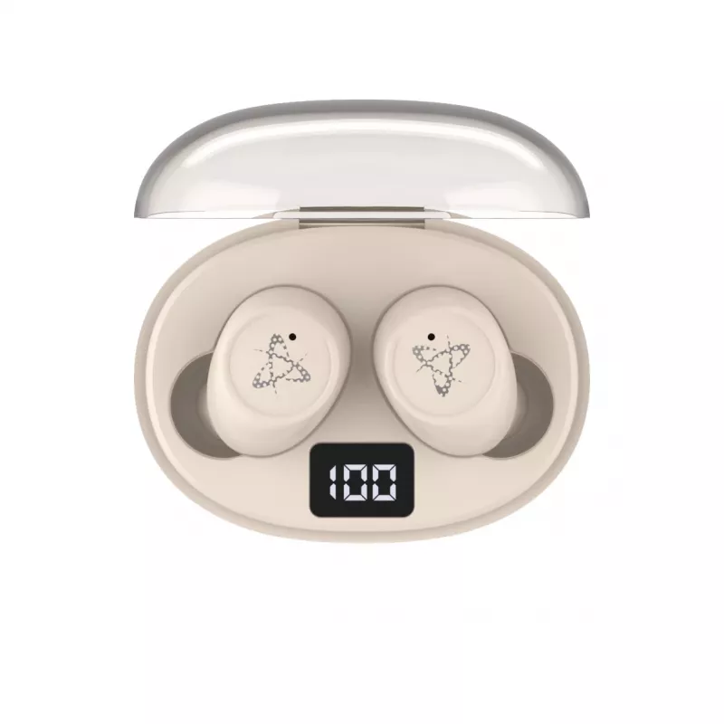 Auscultadores SBOX EB-TWS115 bege