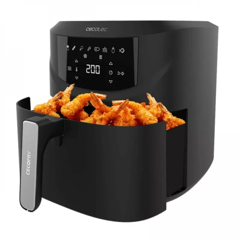 Cecotec Cecofry Absolute 7600, fritadeira de ar quente, 7,6 l, 80 °C, 200 °C, 60 min, imagem individual