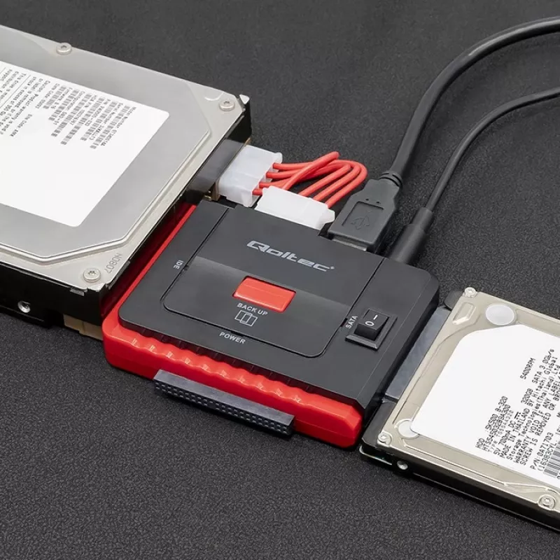 Adaptador USB 3.0 para IDE SATA III QOLTEC 50645
