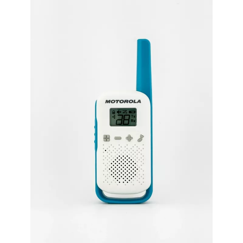 Motorola Talkabout T42 – walkie-talkie, pack de 2 (laranja-azul)