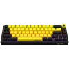 Teclado de gaming mecânico LORGAR KBP70MW 65% preto amarelo layout EN