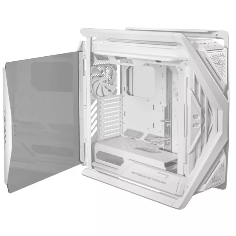 ASUS ROG GR701 Hyperion White, PC, Branco, ATX, EATX, micro ATX, Mini-ITX, Alumínio, Multi, Frontal